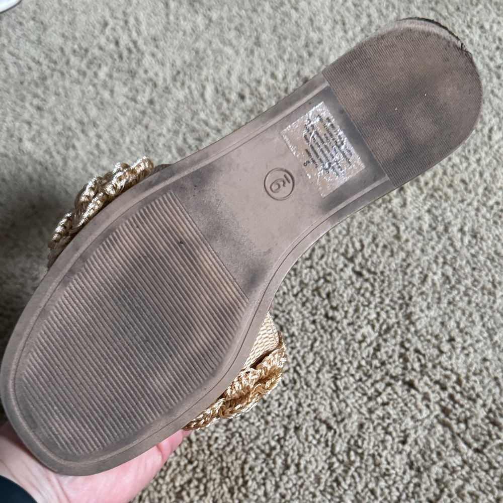 a new day Beige Crochet Floral Slide Mules - Picture 5 of 10